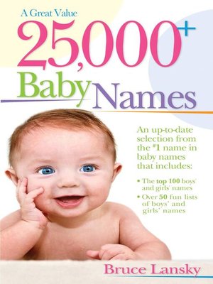 cover image of 25,000+ Baby Names